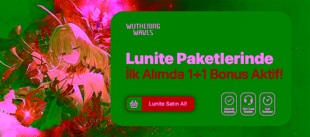 Wuthering Waves 1 Alana 1 Bedava Lunites Kampanyası
